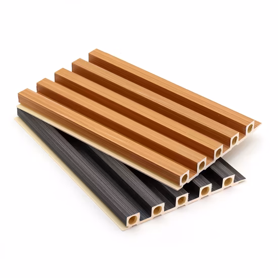 Panneau de plafond de panneau de mur d'intérieur de lambris de mur de WPC de maison mobile intérieure